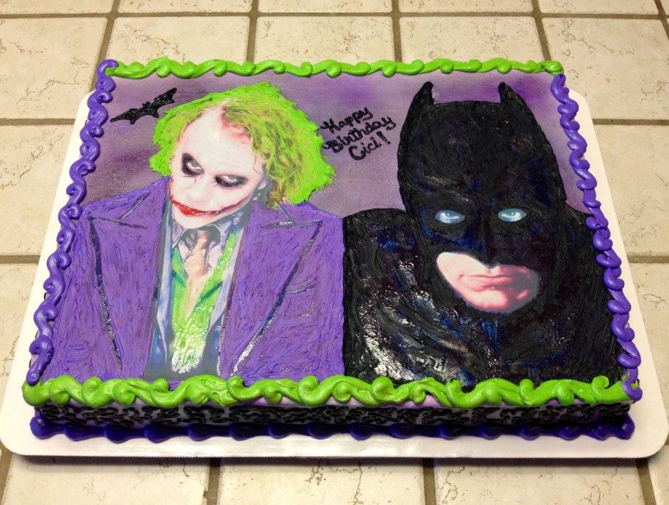Джокер печать на торт