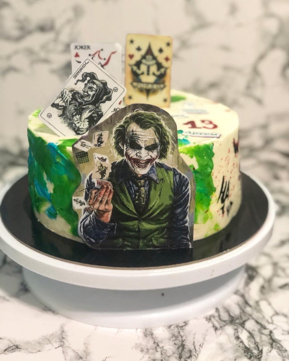 Джокеры 10 9 лет торт торта Джокер