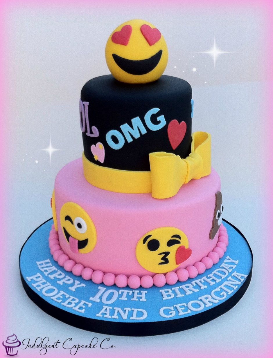Emoji торт