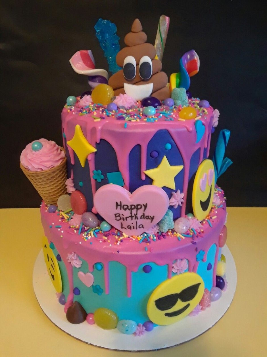 Торт с приложениями на день рождения девочке