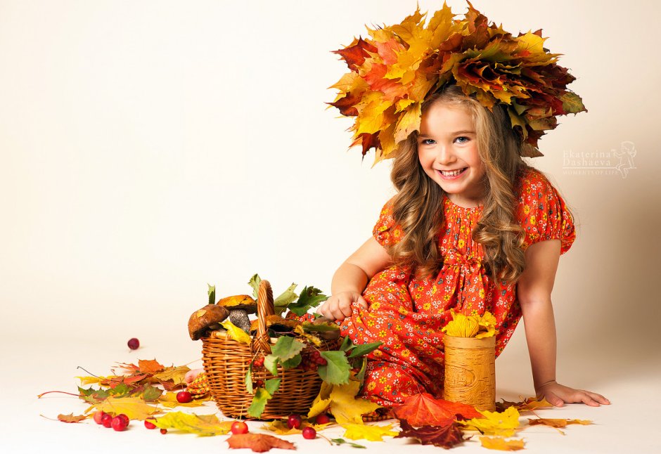 Осенний фотопроект для детей