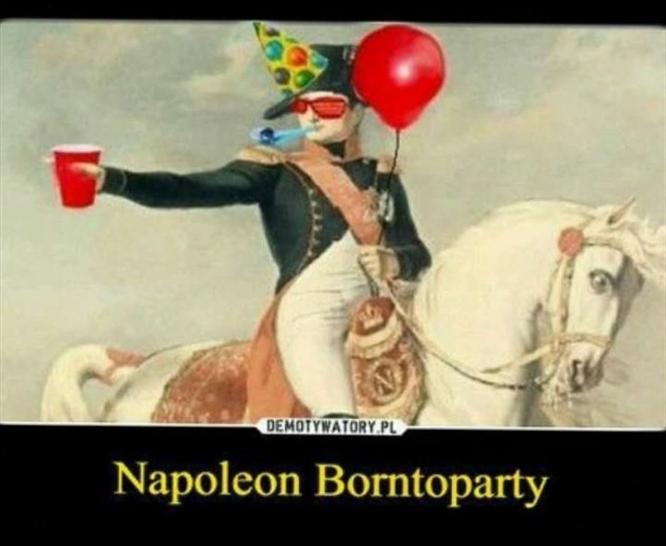 Наполеон на день рождения
