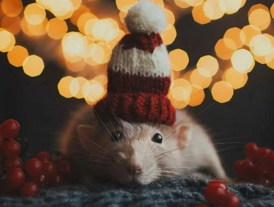 Новогодняя крыса