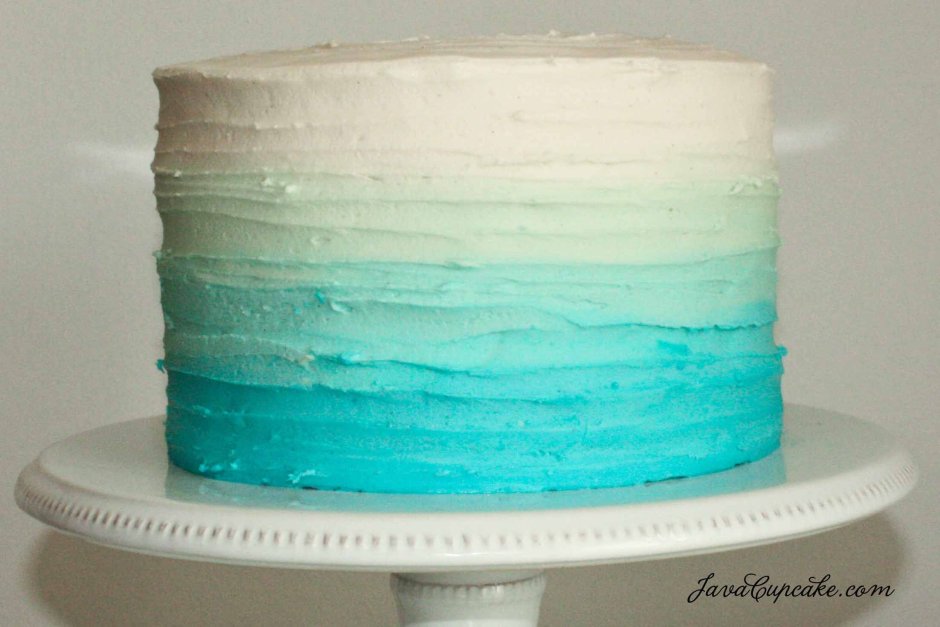 Торт с переходом цвета