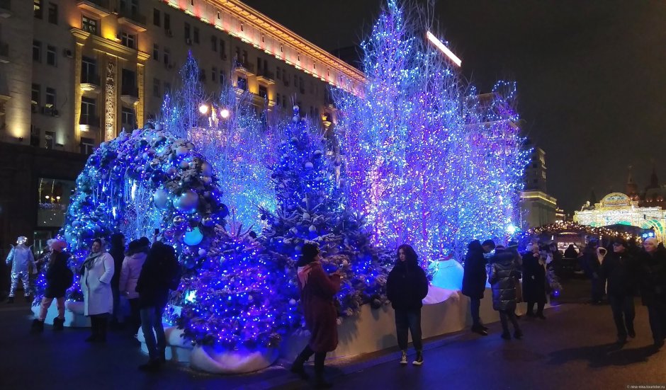 Тверская улица новогодние праздники 2020