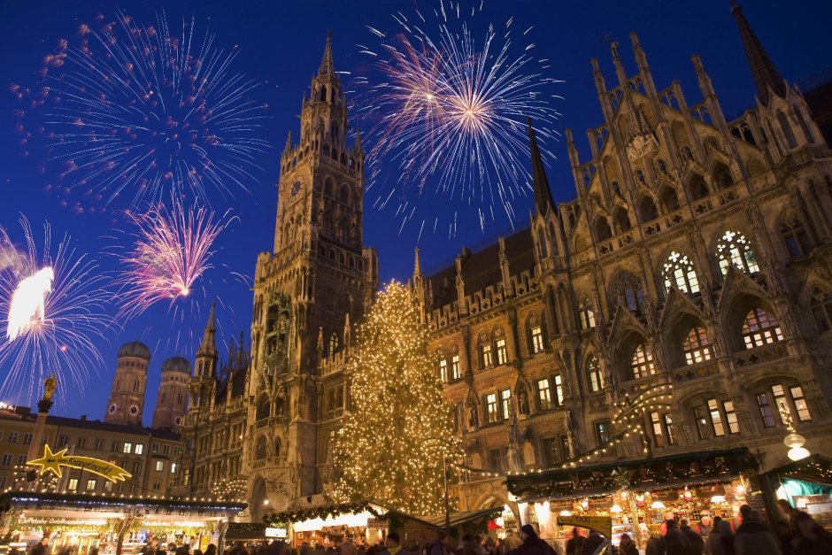 Рождественская Германия Мюнхен