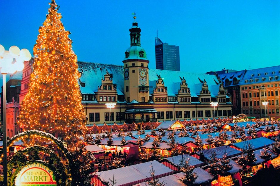 Рождественская ярмарка в Лейпциге