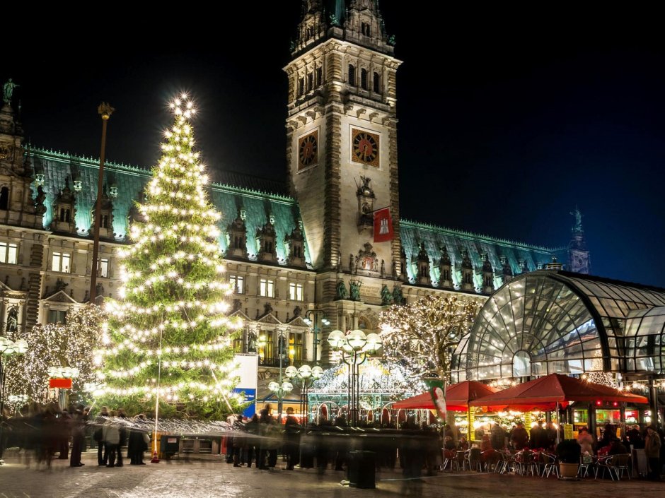 Германия Рождественские ярмарки Гамбург