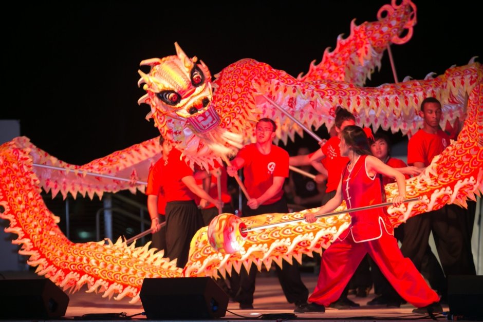 Юаньсяоцзе танец дракона