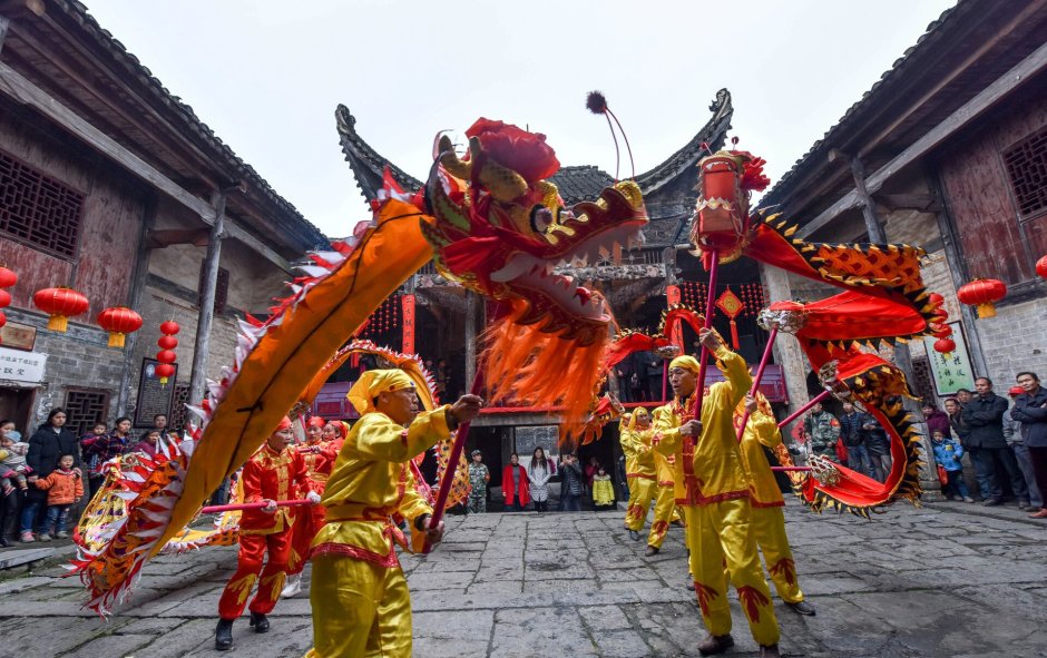 Китайский новый год дракон