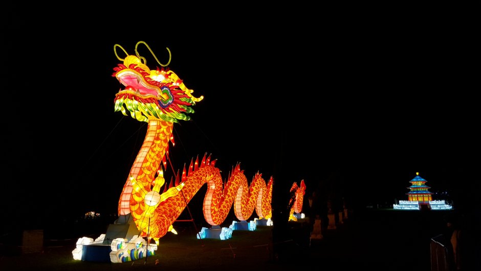 Новый год в Китае дракон