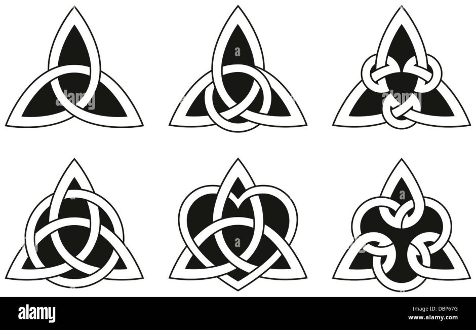 Кельтский узел треугольник