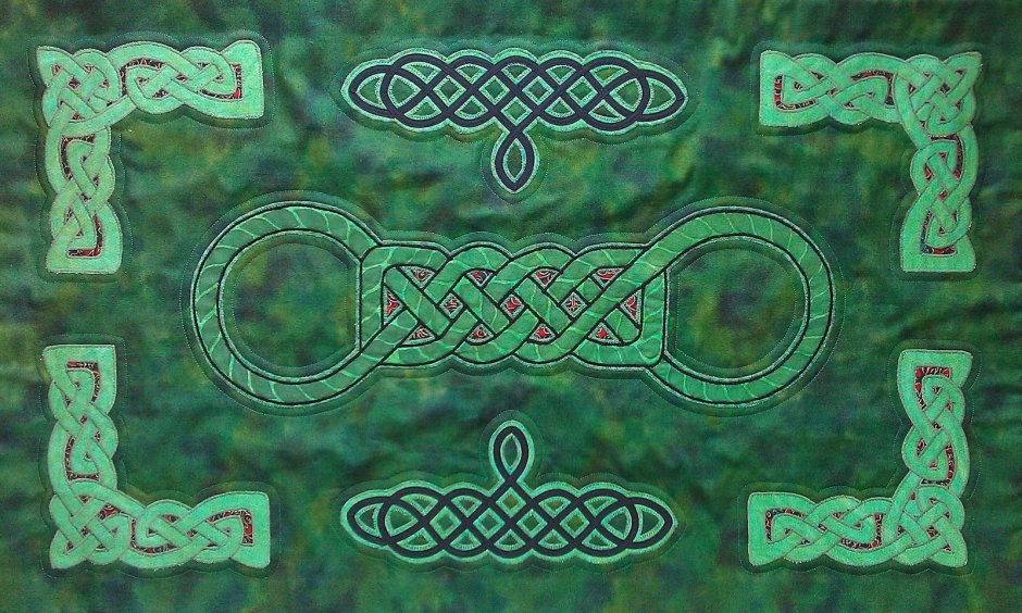 Кельтский орнамент фон