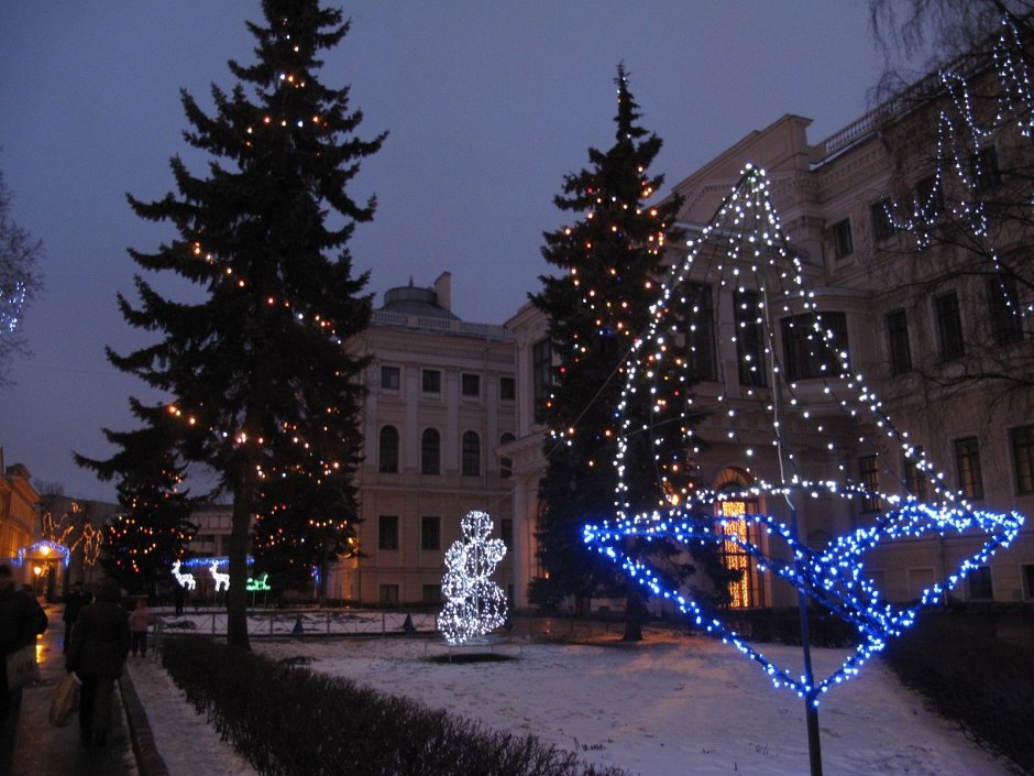 Аничков дворец Новогодняя елка