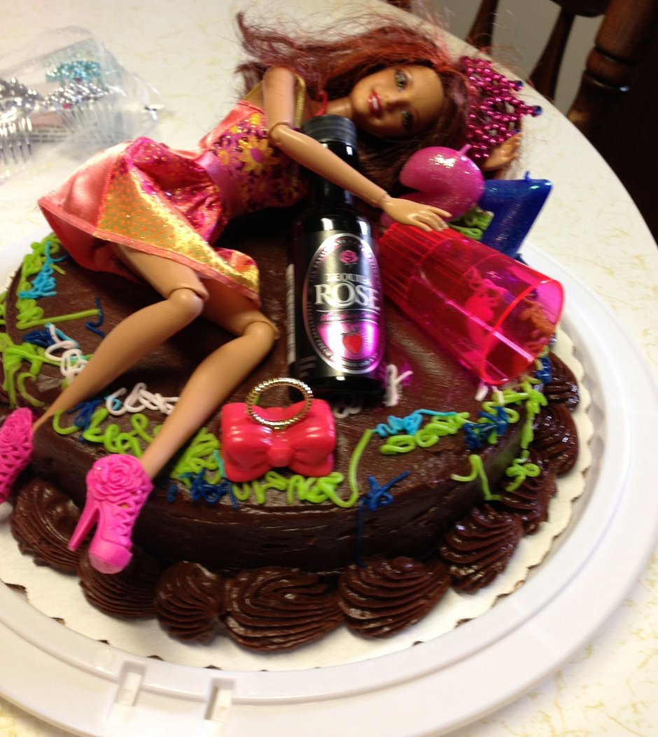Креативный торт для девочки