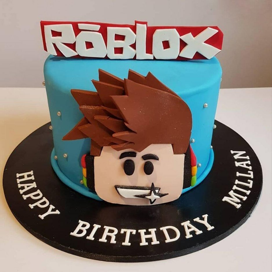 Торт РОБЛОКС для мальчиков на день рождения