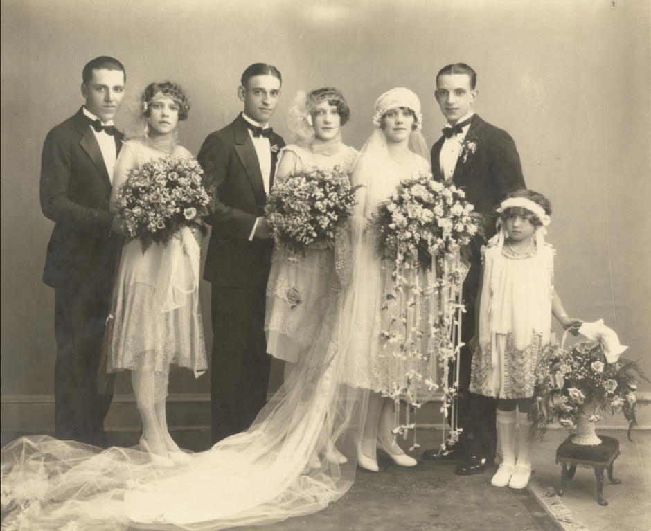 Старое свадебное фото