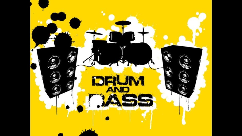Drum and Bass вектор