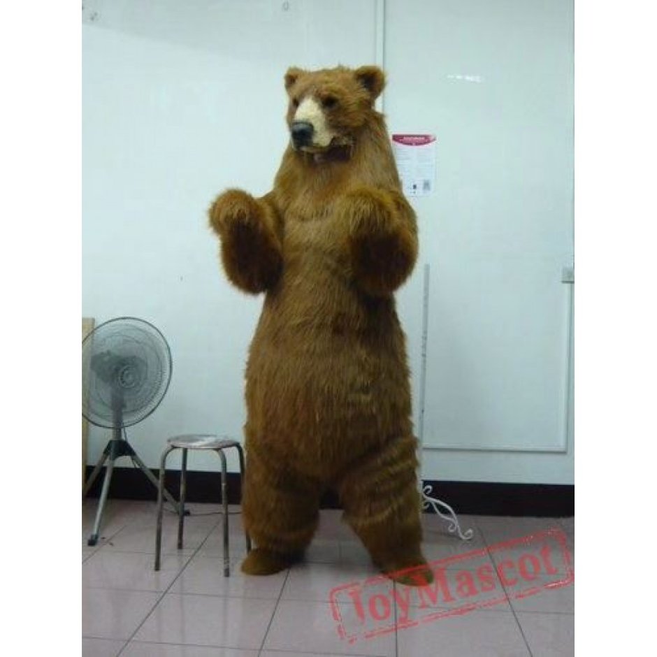 Человек в костюме медведя