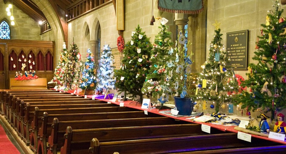 Рождество в Америке в церкви