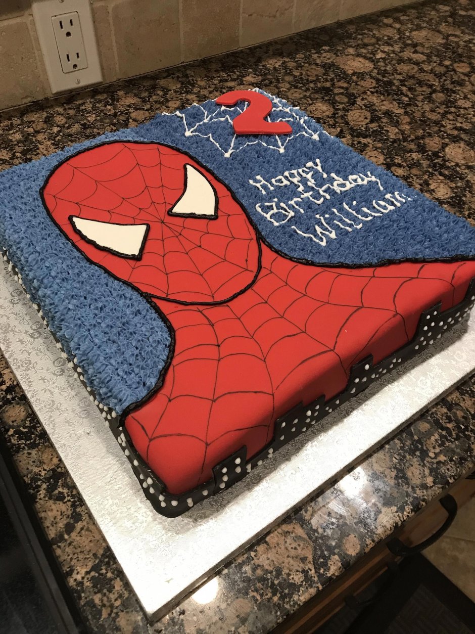 Самые красивые торты с человеком пауком
