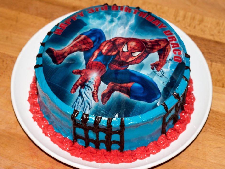 Торт человек паук