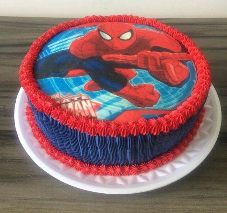 Супермен торт и паук