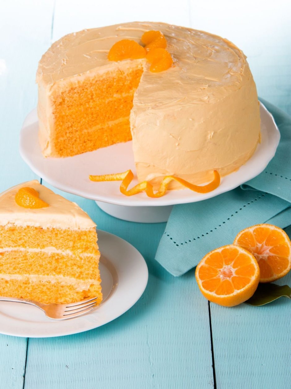 Торт апельсиновый рай