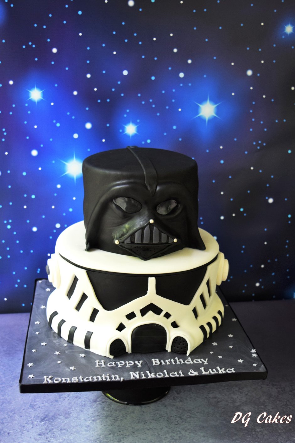 Украшение торта в стиле Звездных войн