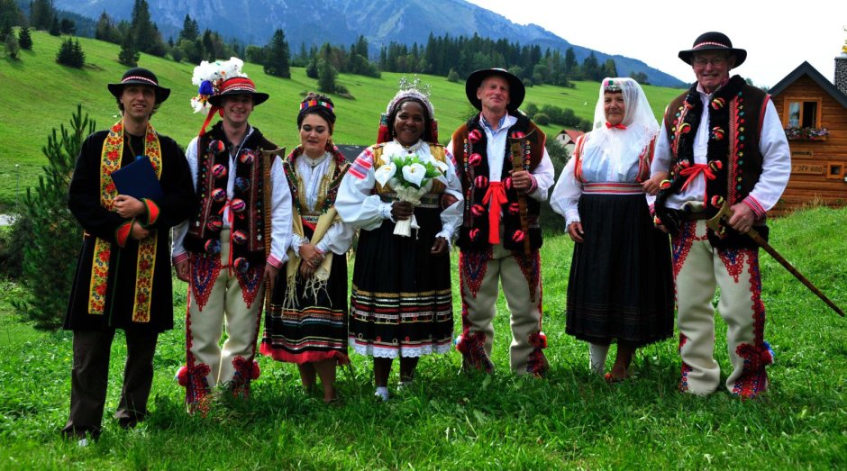 Исторический национальный словацкий костюм Словакия Татры