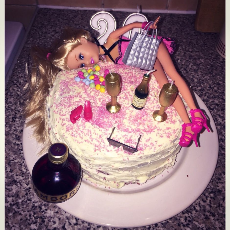 Торт для сестры на день рождения прикольный
