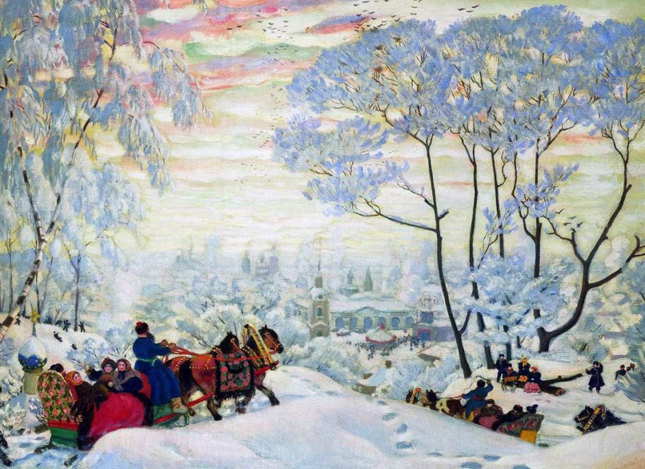 Борис Кустодиев Рождественская елка