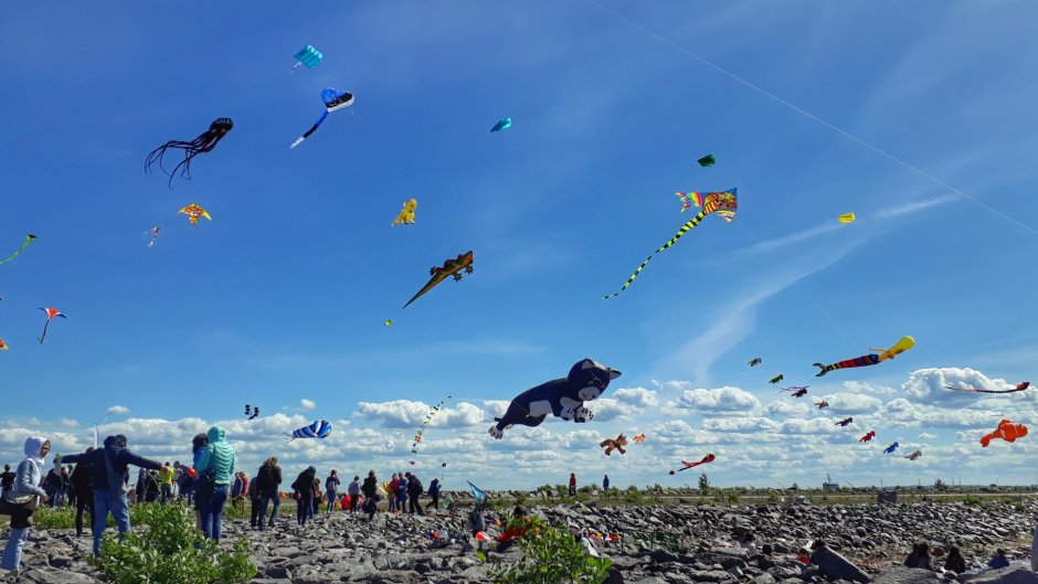 Фестиваль воздушных змеев в Кронштадте