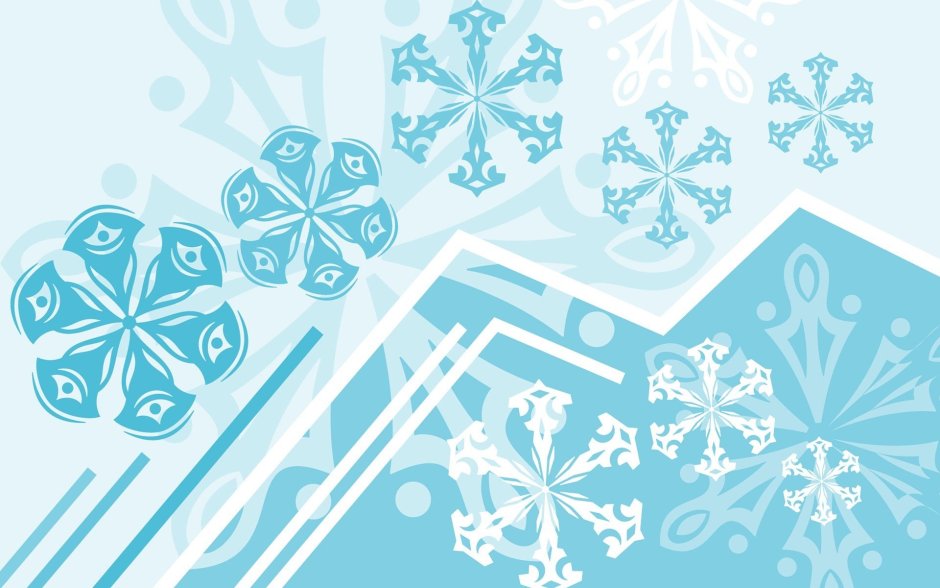 Снежные орнаменты и узоры