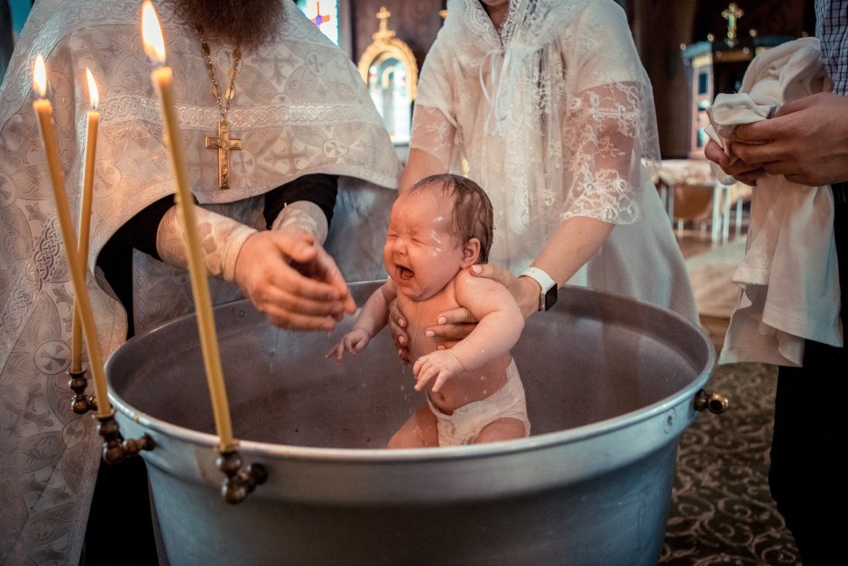 С таинством крещения девочки