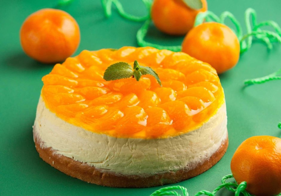 Муссовый торт апельсин
