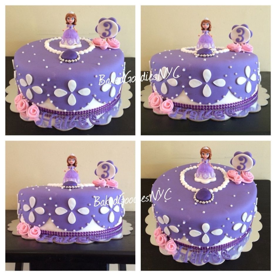 Торт для принцессы 8 лет