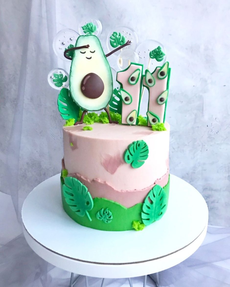 Торт авокадо на день рождения мальчику