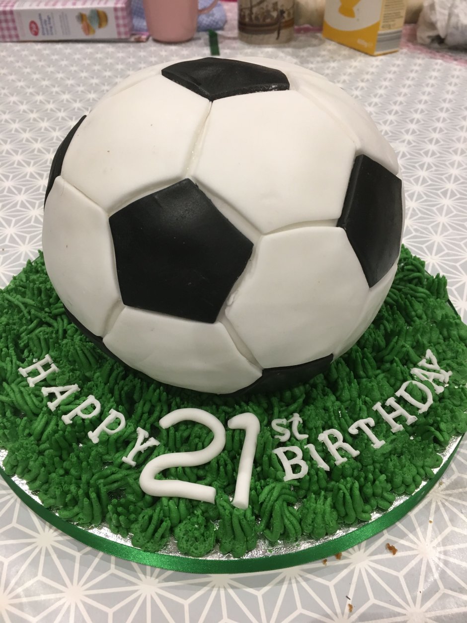 Бент торт футбольный мяч
