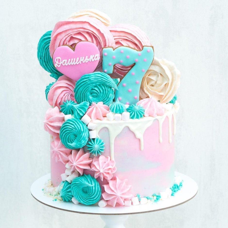 Пряники на торт для девочки 10 лет