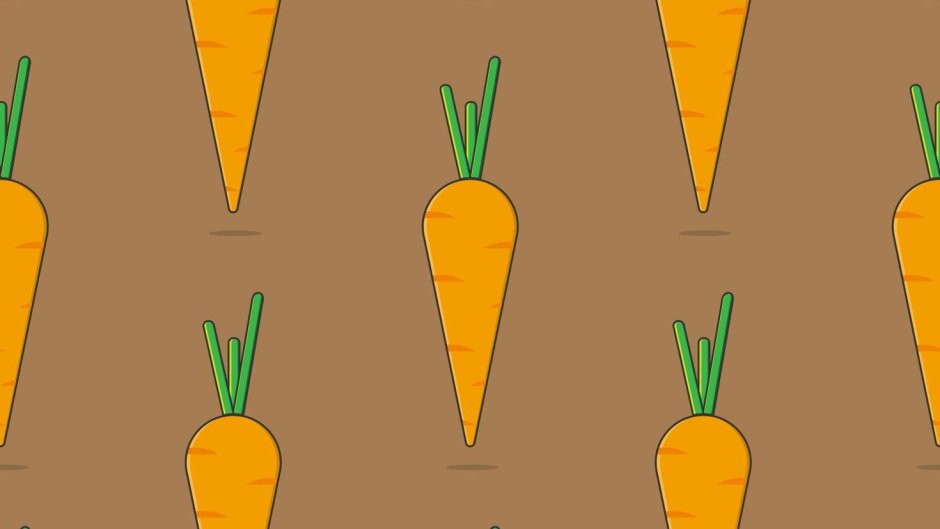 Морковка на белом фоне