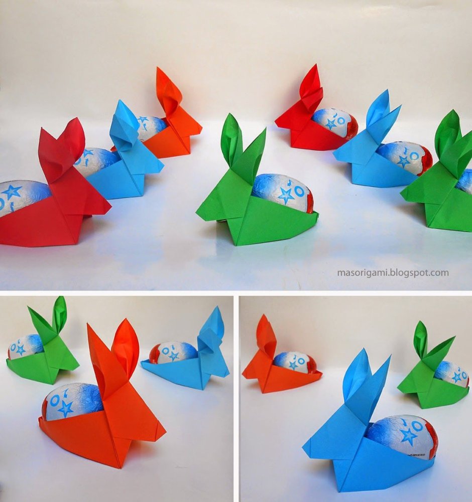 Оригами к Пасхе для детей