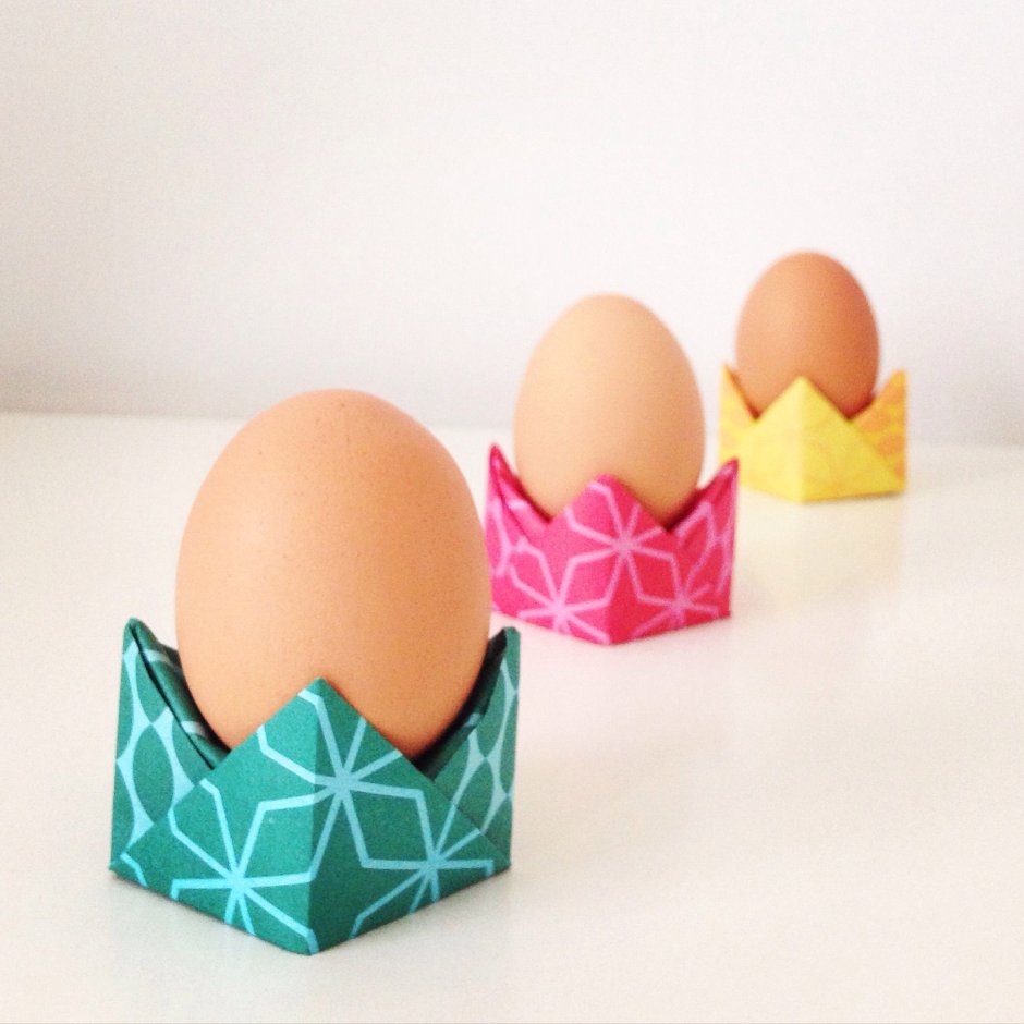 Пасхальное яйцо оригами для детей