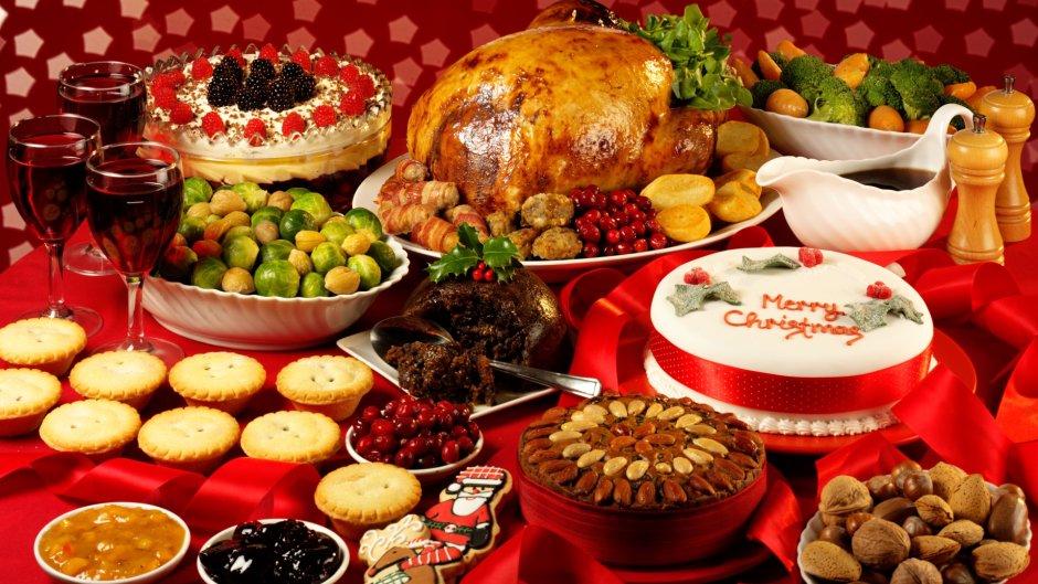 Рождество немецком празднике.традиционные блюда