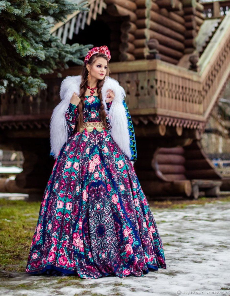 Украинское платье