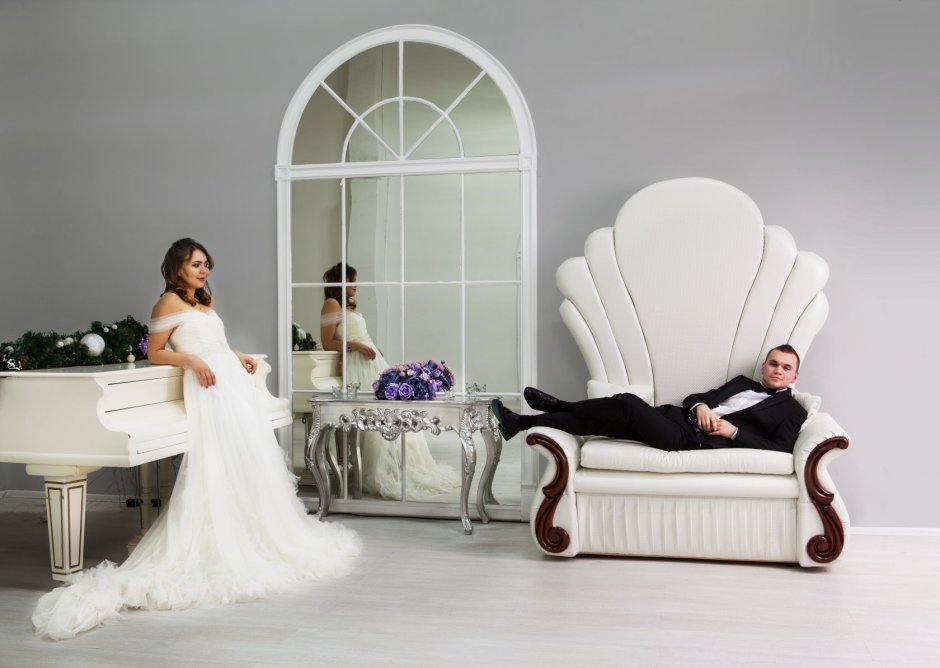 Кресло трон свадебное