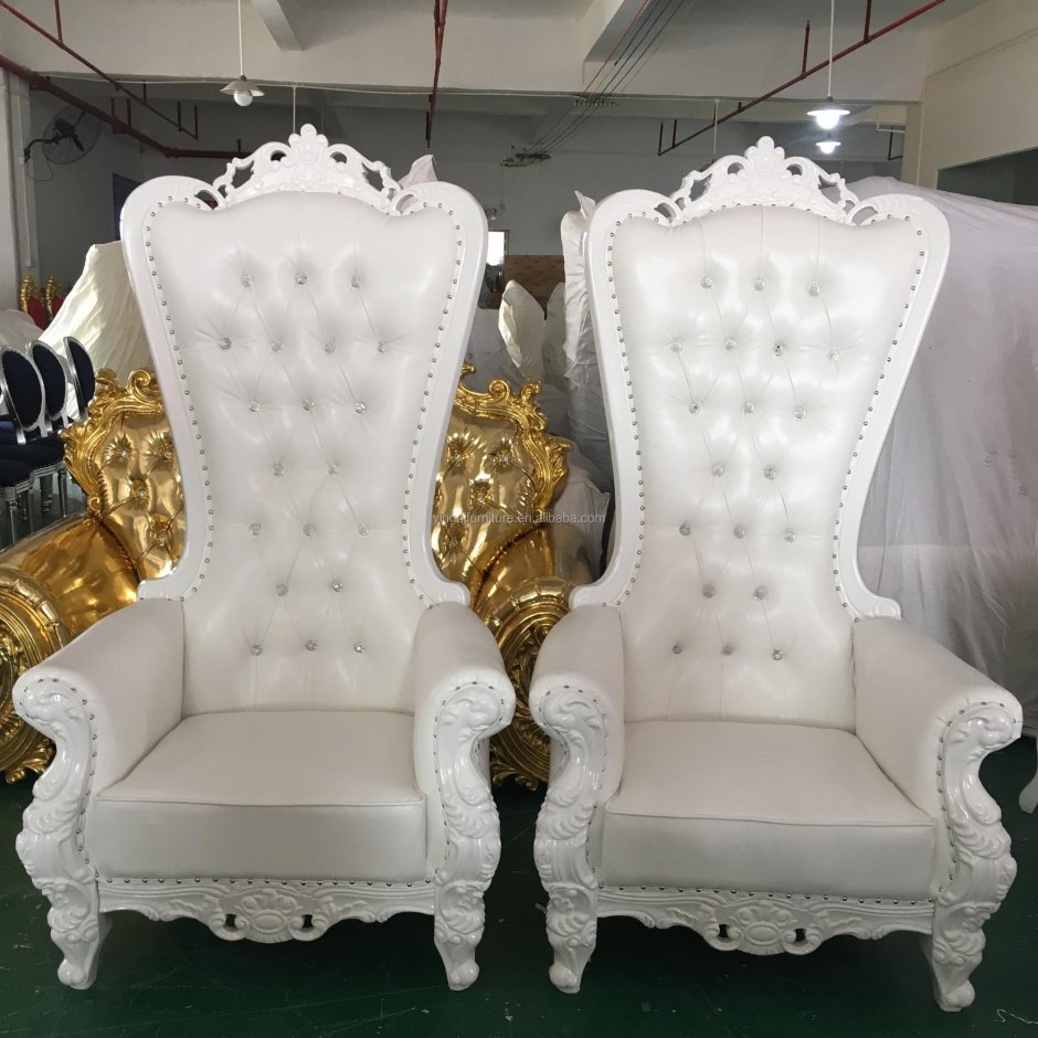 Стулья троны на свадьбу