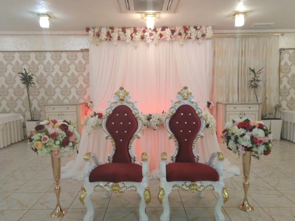 Стулья троны на свадьбу