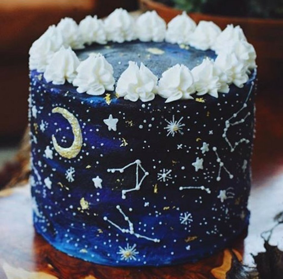 Торт ночное небо