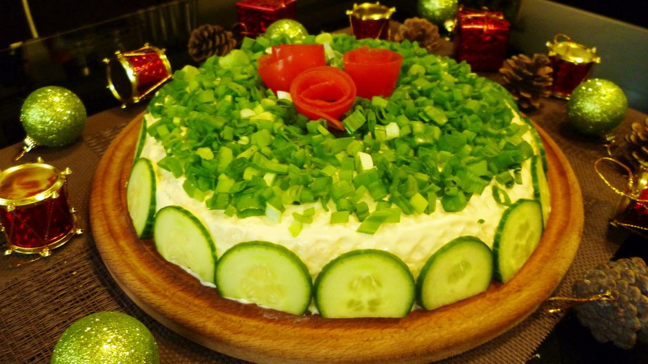 Торт из овощей